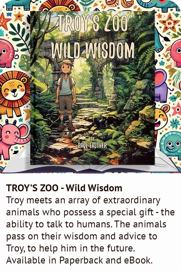 Cover of Troy’s Zoo – Wild Wisdom by Paul Easther