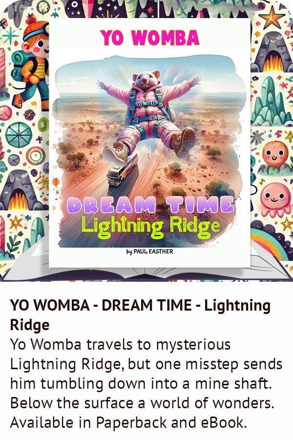 Cover of Yo Womba – Dream Time – Lightning Ridge by Paul Easther