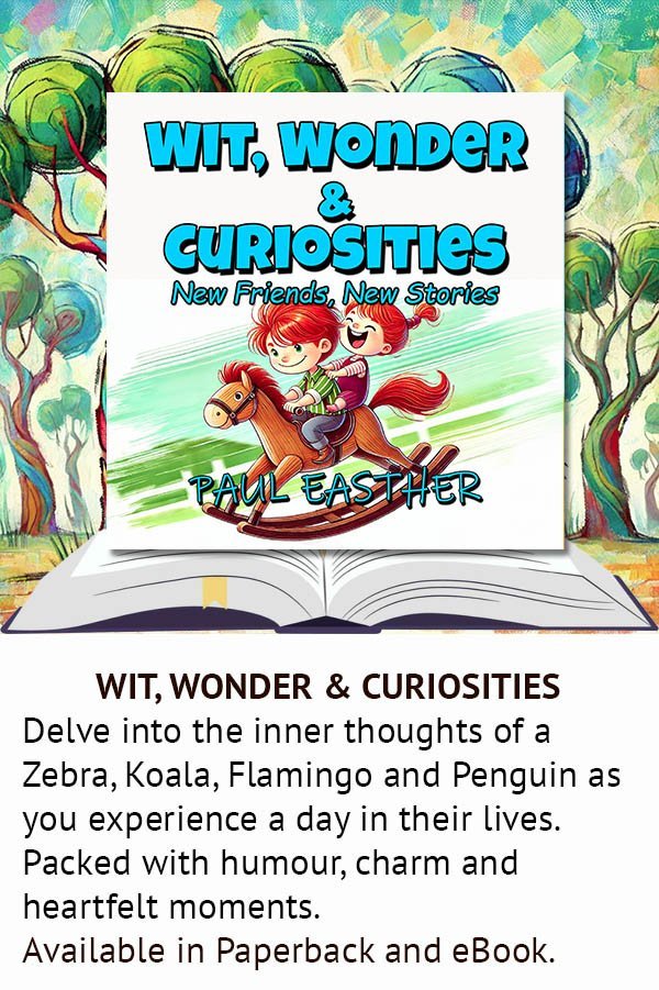 Cover of Wit, Wonder & Curiosities – New Friends, New Stories by Paul Easther