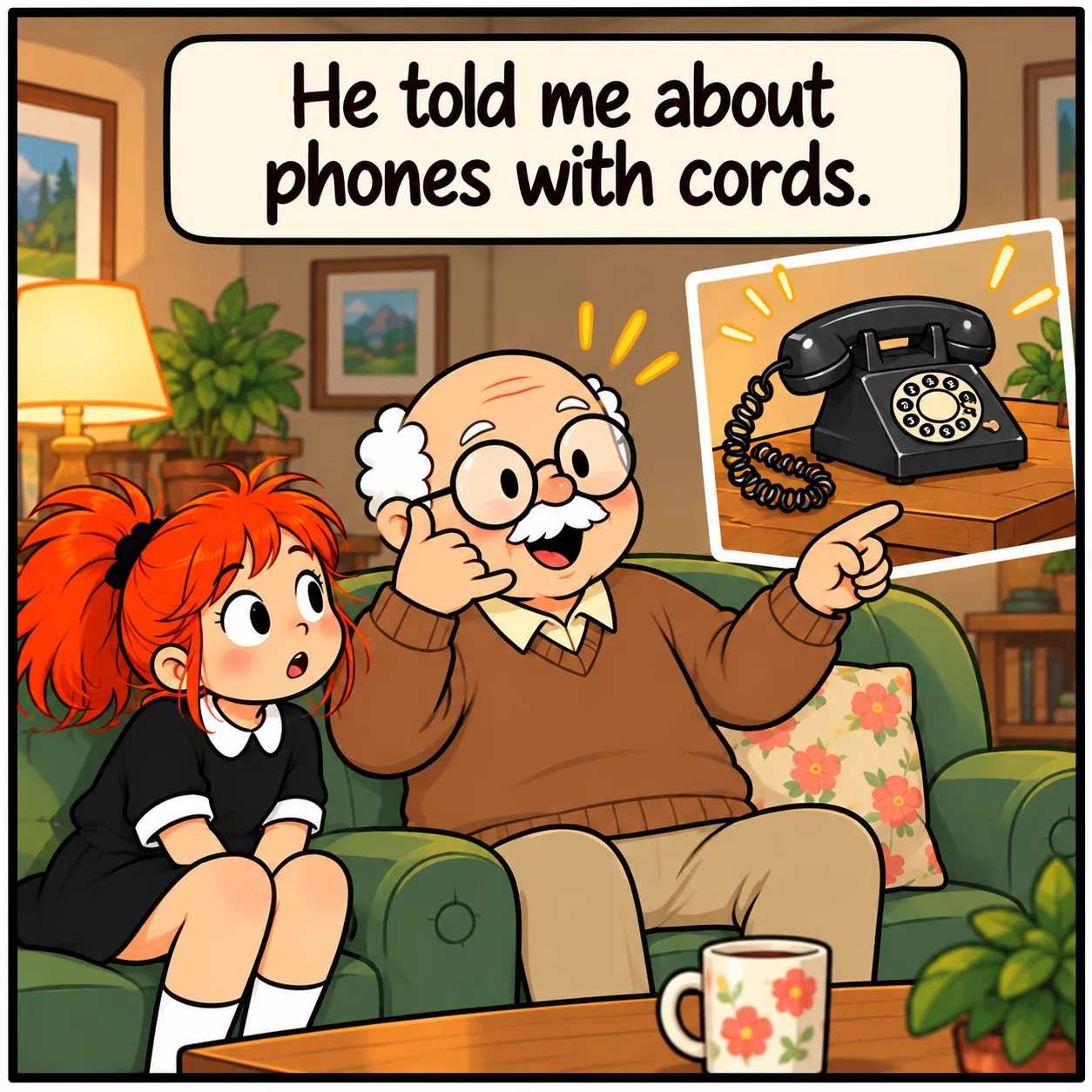 Back in My Day — Lil Juno comic, panel 2 of 4
