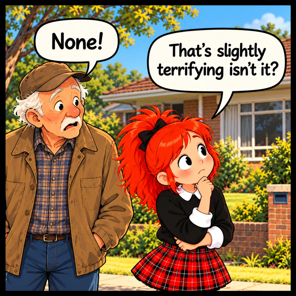 Built Before YouTube — Lil Juno comic, panel 4 of 4