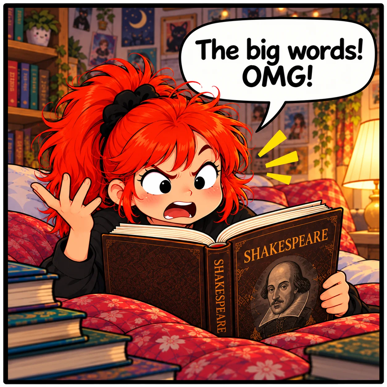 Classic Literature — Lil Juno comic, panel 2 of 4