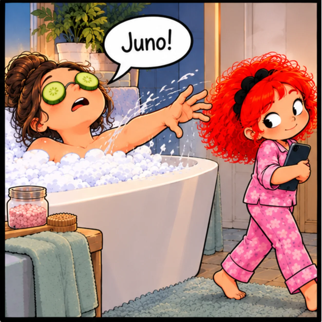 Cruel to Be Kind — Lil Juno comic, panel 3 of 4