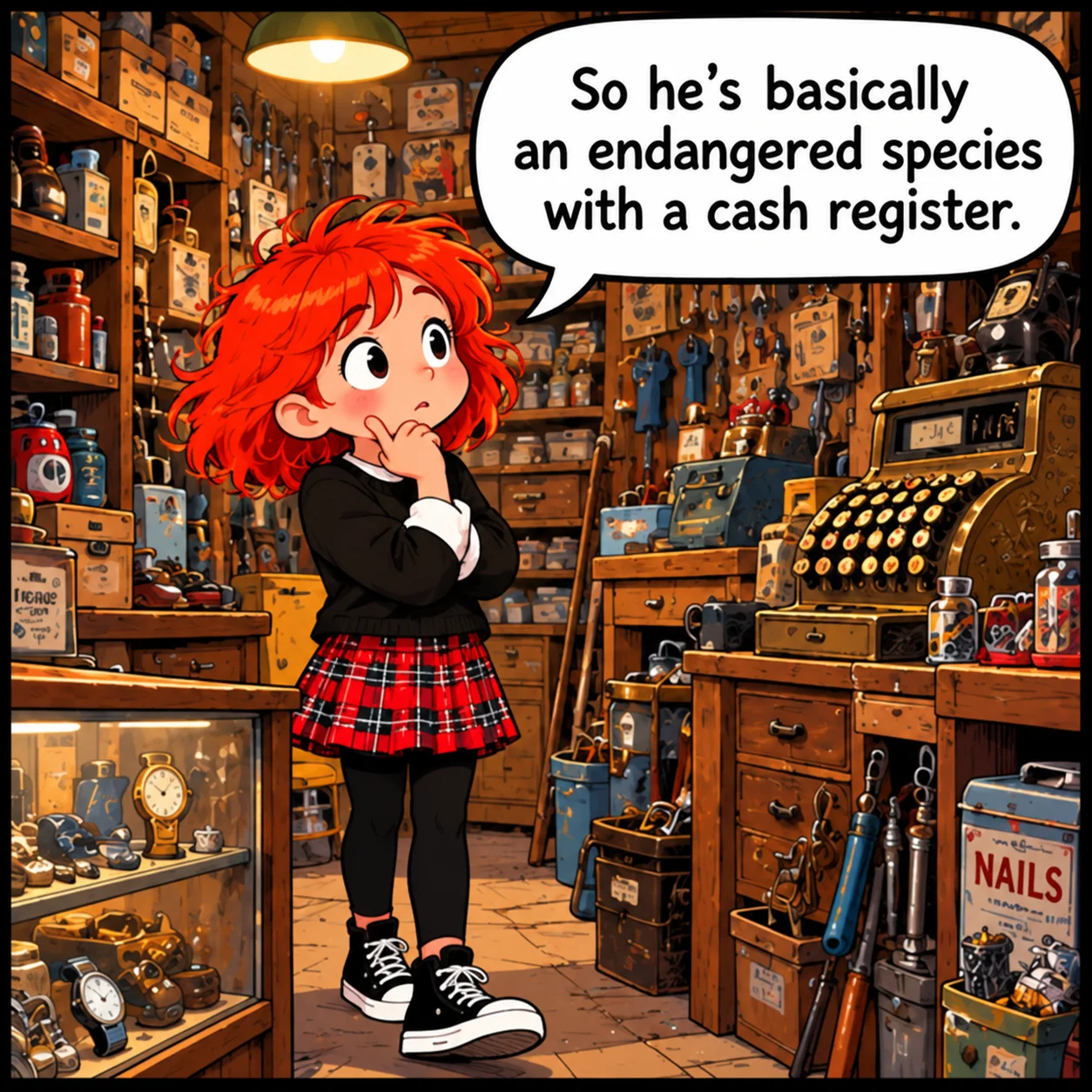 Endangered Species — Lil Juno comic, panel 4 of 4