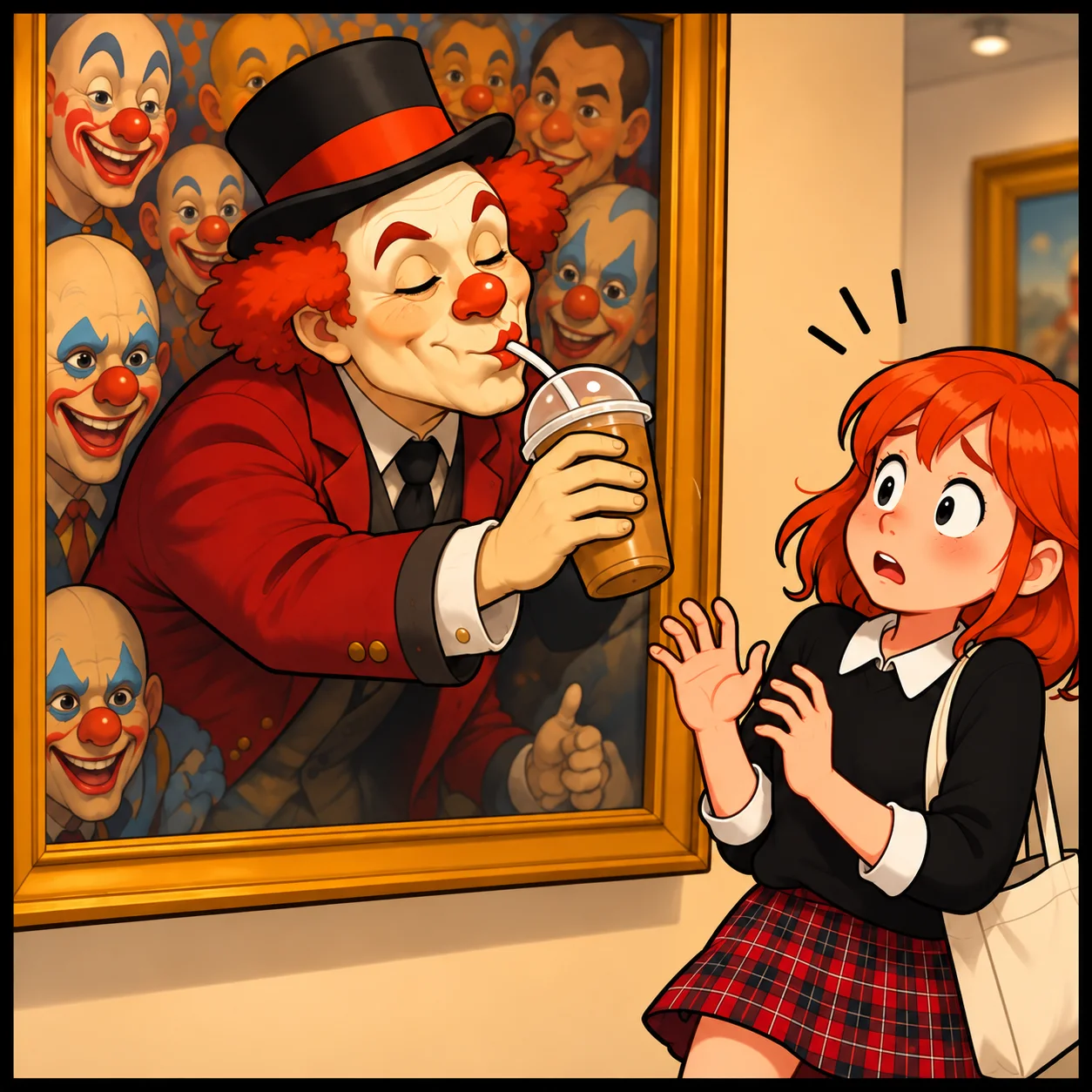 Fine Art — Lil Juno comic, panel 3 of 4