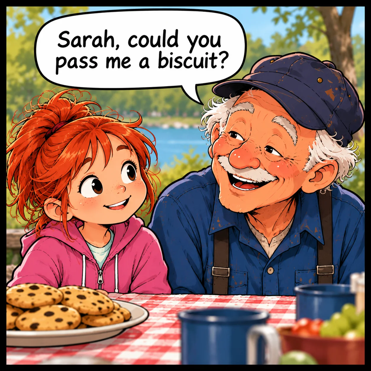 He Knows Who He Means — Lil Juno comic, panel 1 of 4