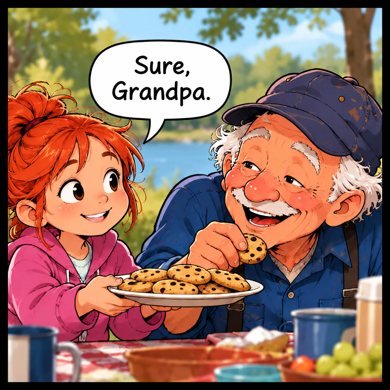 He Knows Who He Means — Lil Juno comic, panel 2 of 4