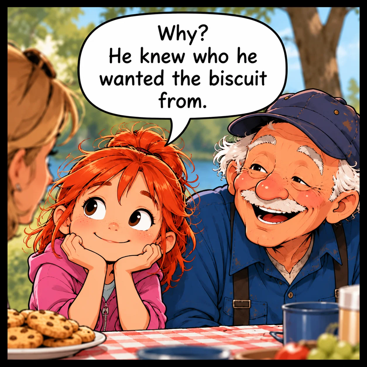 He Knows Who He Means — Lil Juno comic, panel 4 of 4