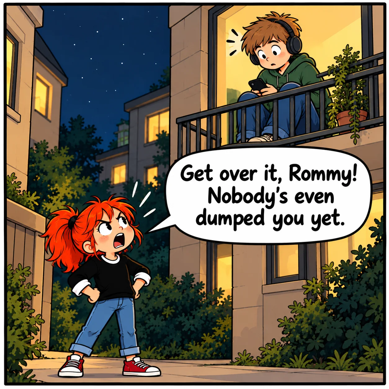Rommy — Lil Juno comic, panel 4 of 4