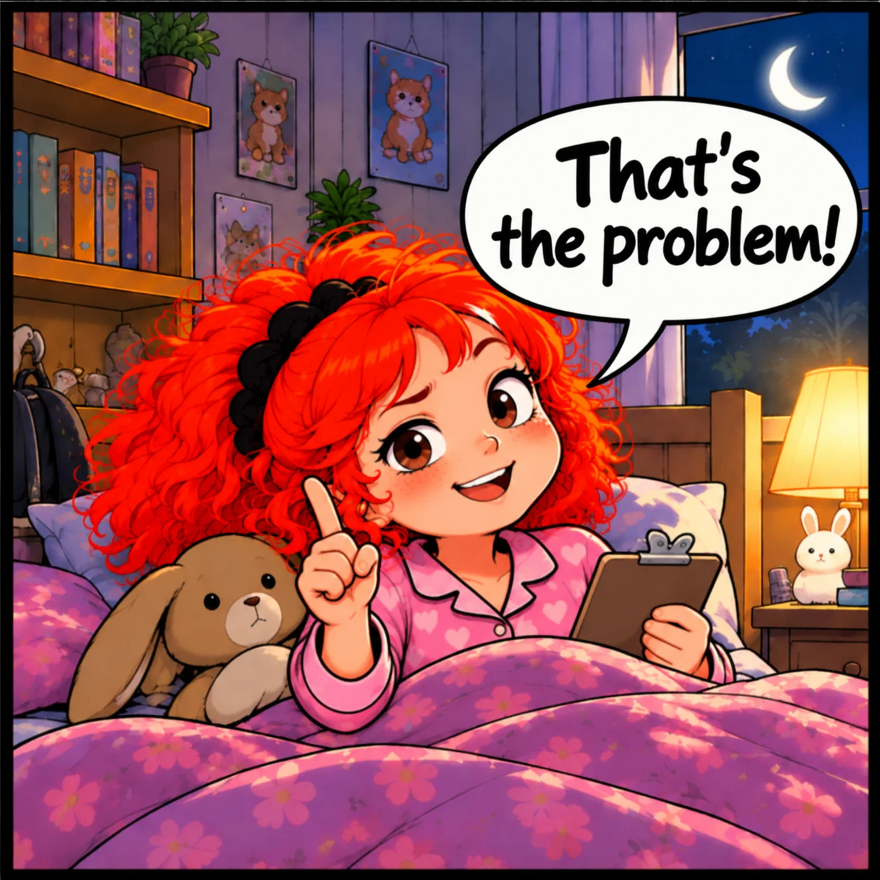 Sleepless? — Lil Juno comic, panel 3 of 4