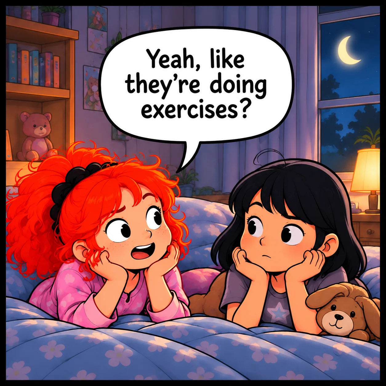 Strange Noises — Lil Juno comic, panel 2 of 4