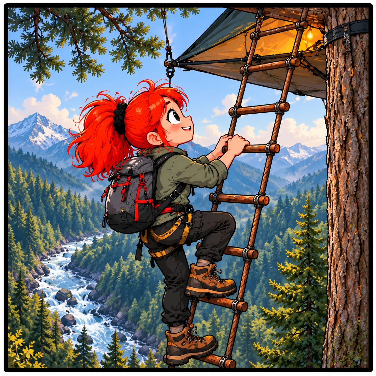 The Challenge — Lil Juno comic, panel 2 of 4