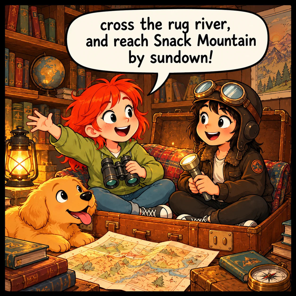 The Expedition — Lil Juno comic, panel 2 of 4