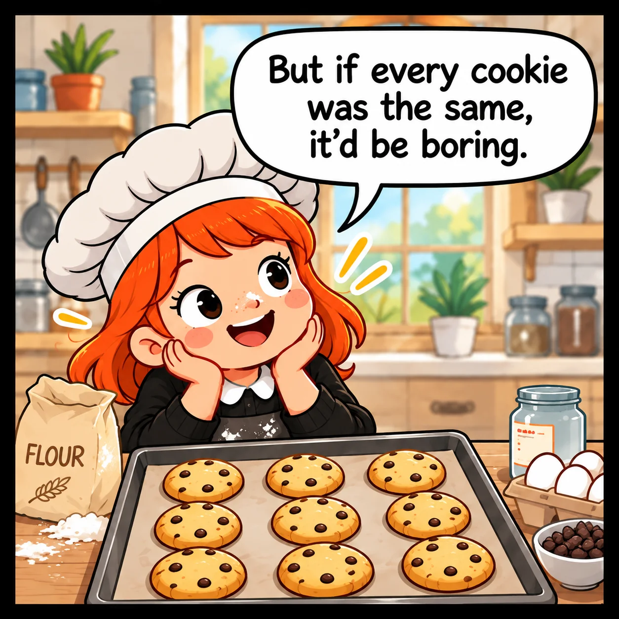 The Inclusion Cookie — Lil Juno comic, panel 3 of 4