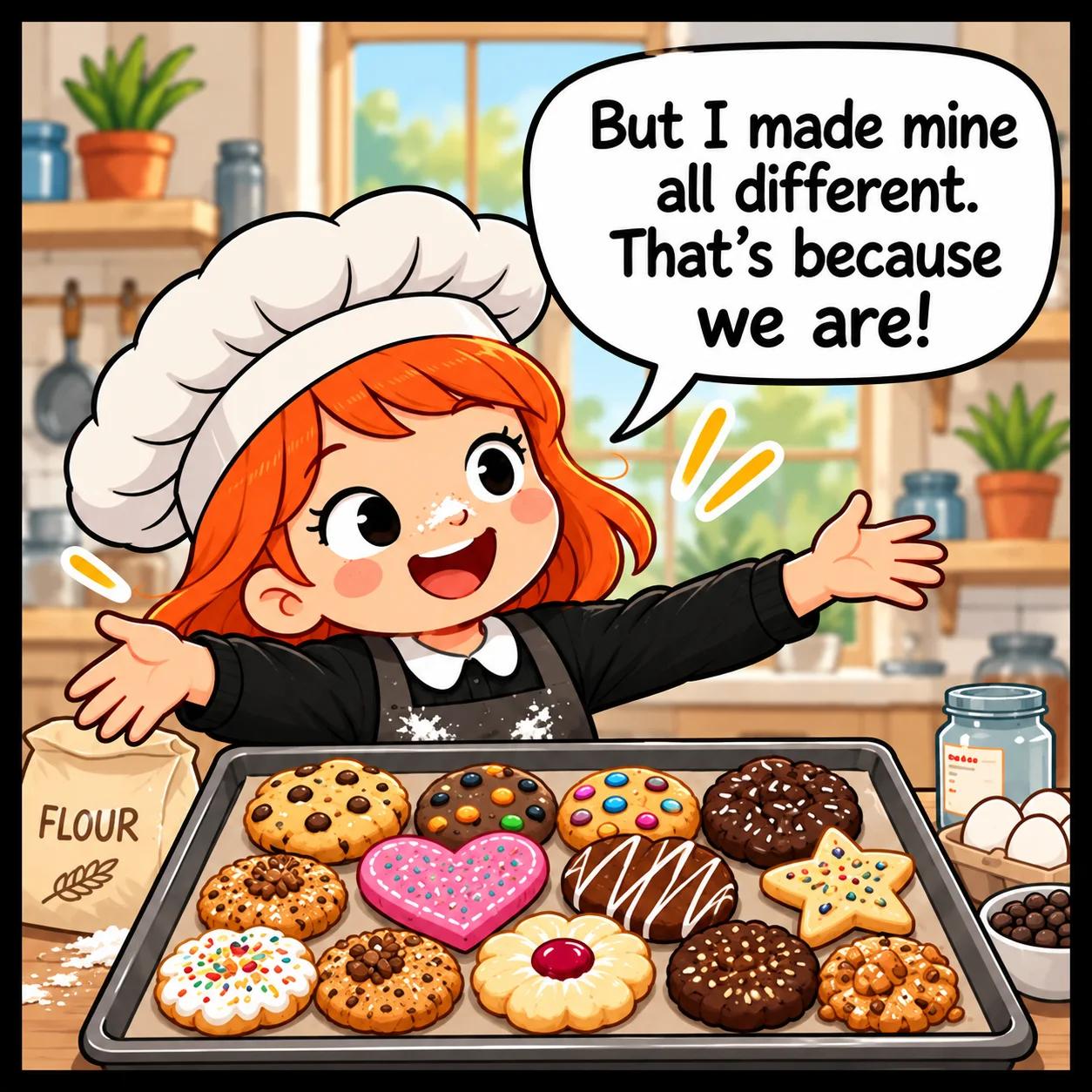 The Inclusion Cookie — Lil Juno comic, panel 4 of 4