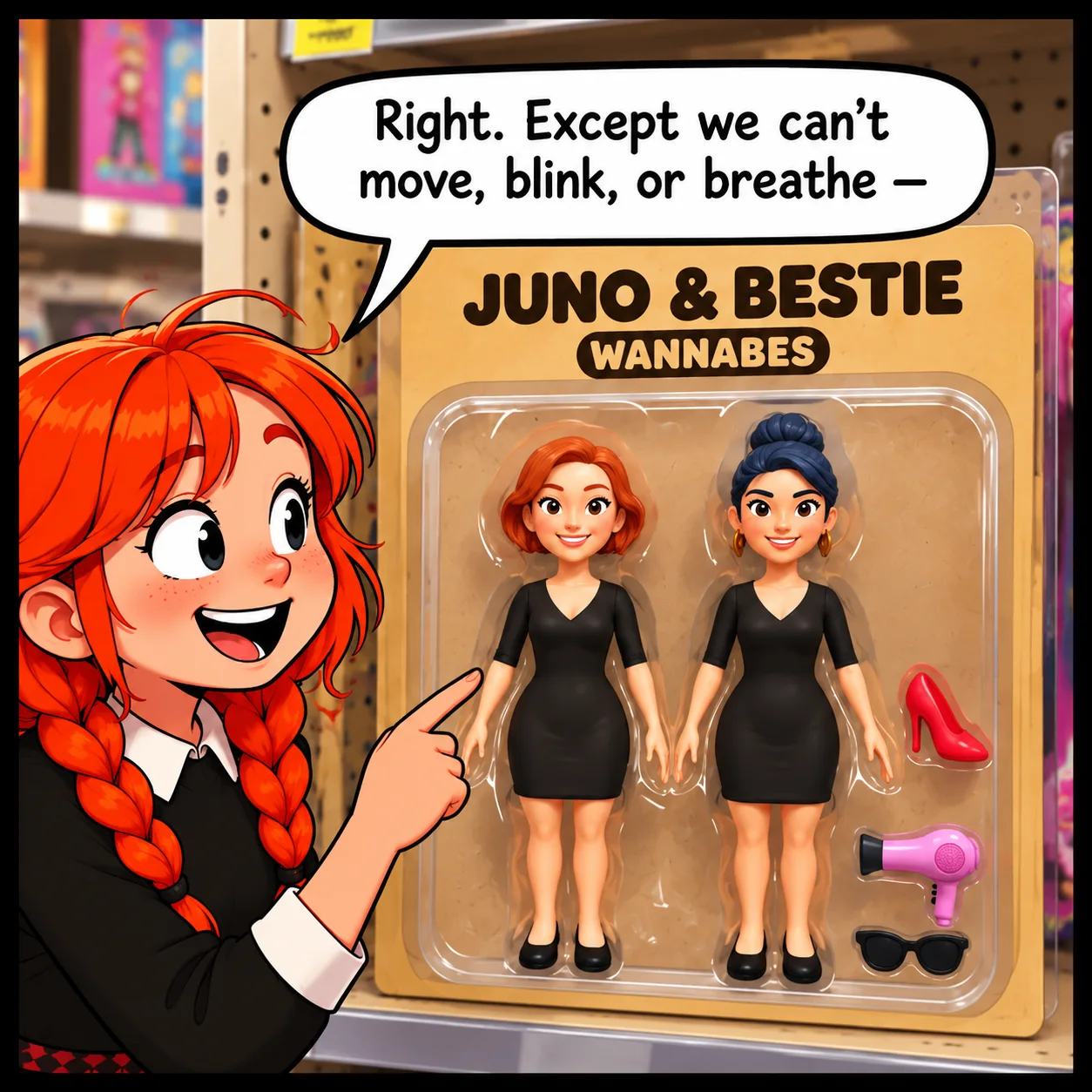 The Price of Fame — Lil Juno comic, panel 2 of 4