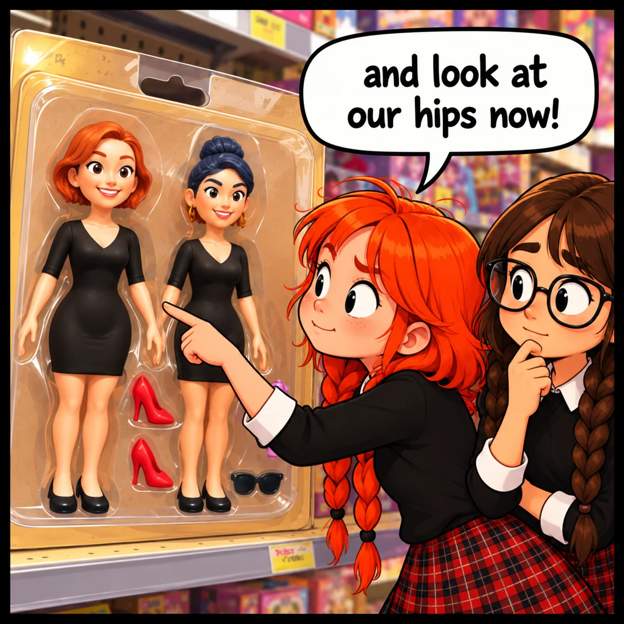The Price of Fame — Lil Juno comic, panel 3 of 4