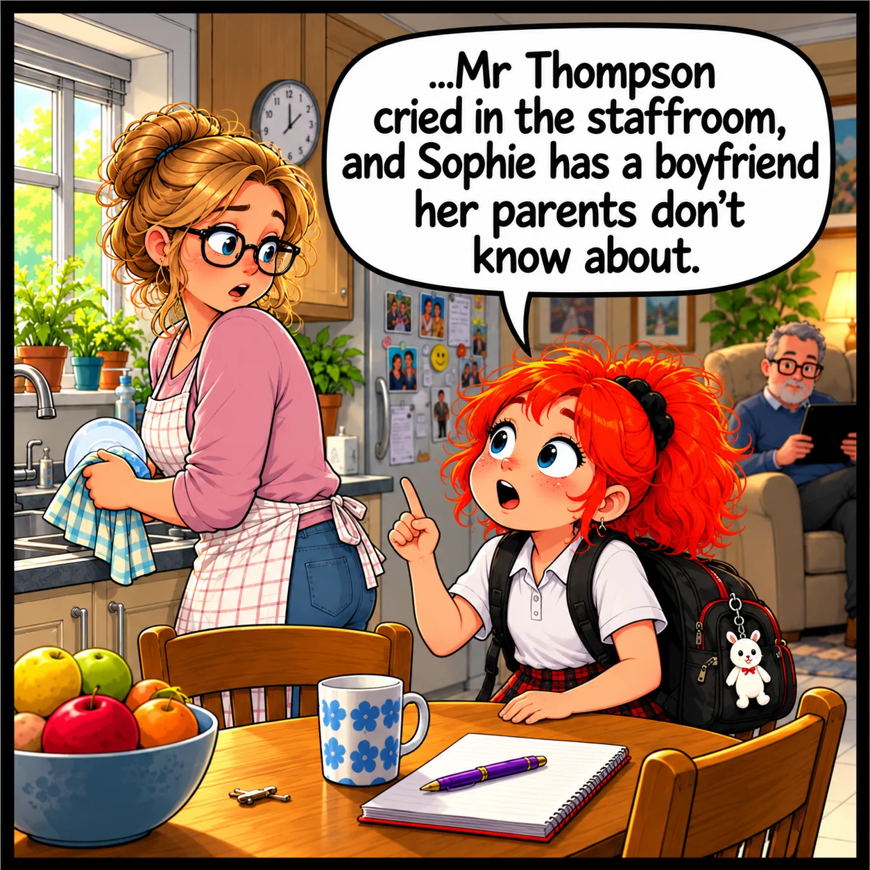 What Did You Learn at School? — Lil Juno comic, panel 3 of 4